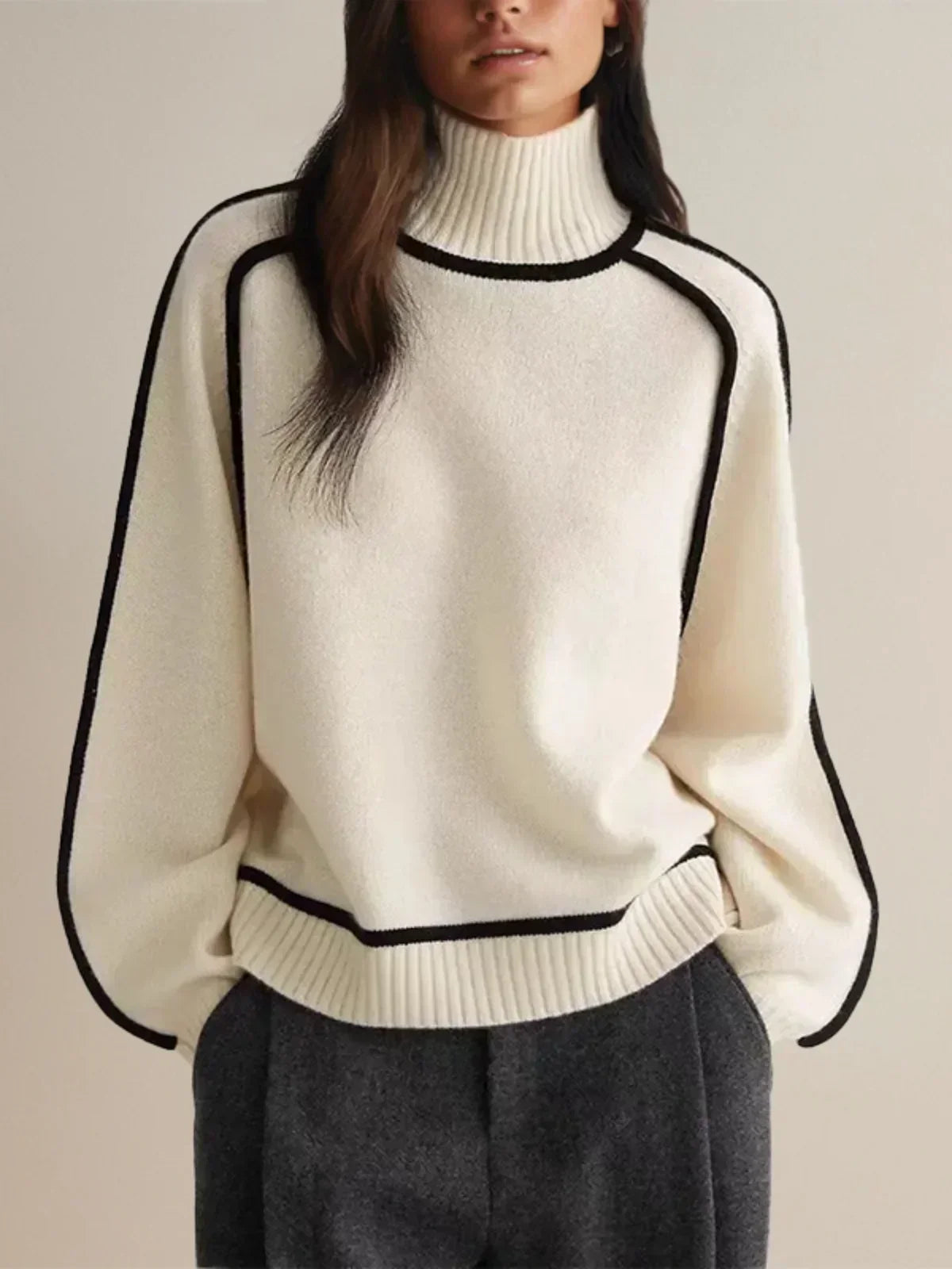 Sandrine - Elegant Turtleneck Sweater