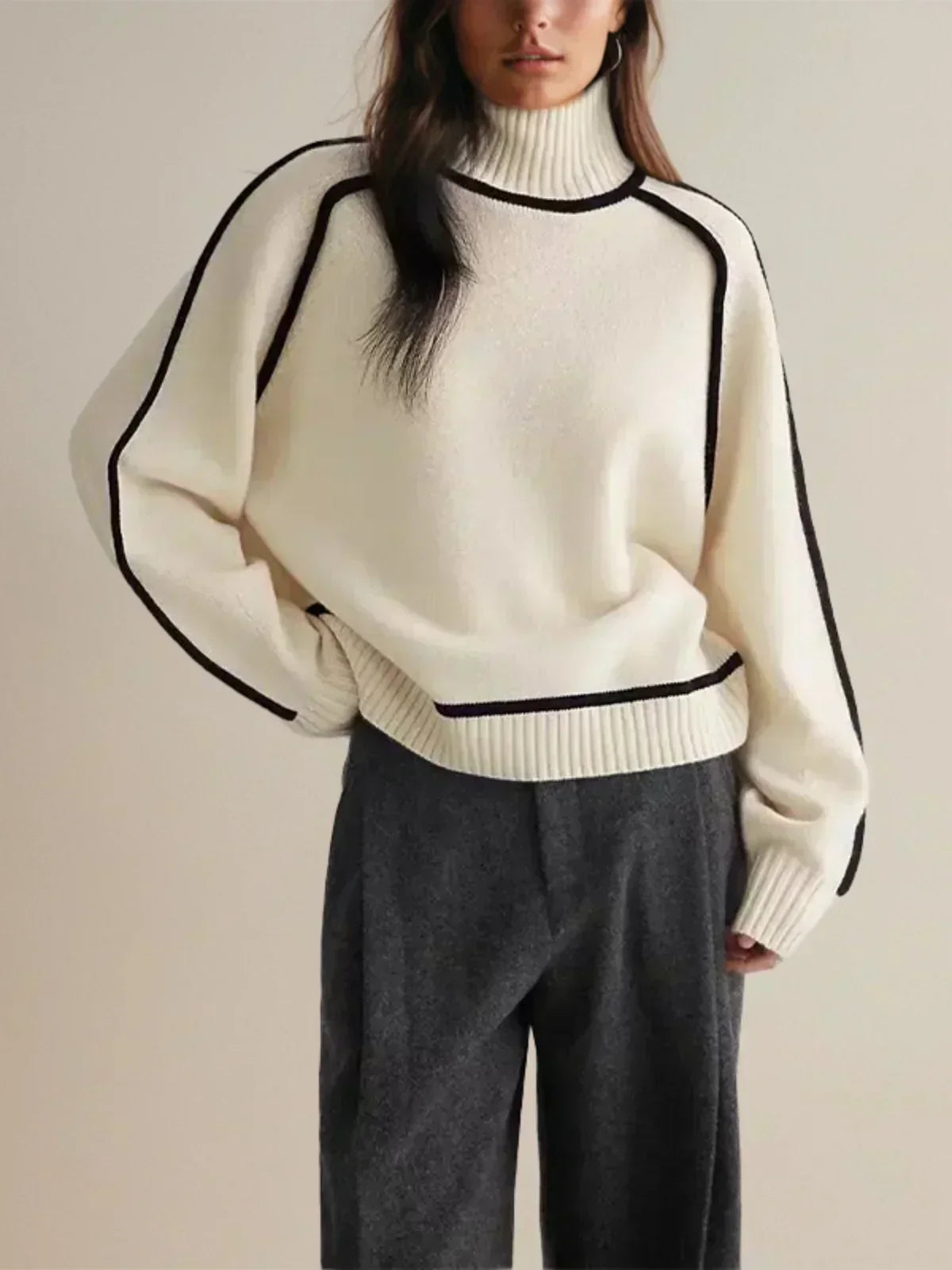Sandrine - Elegant Turtleneck Sweater