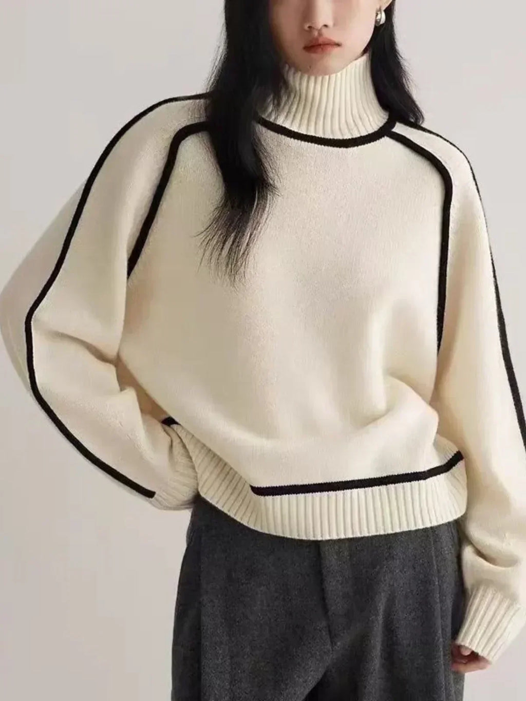 Sandrine - Elegant Turtleneck Sweater