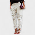 Colette elegant trousers with high-waist elastic band