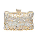Zelie crystal bow evening clutch purse