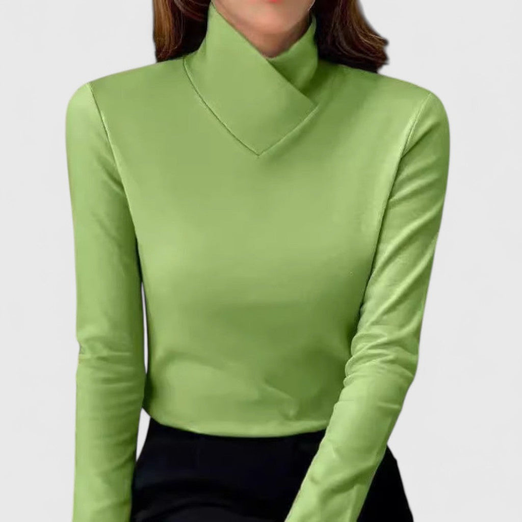 Clemence - Elegant Turtleneck Top