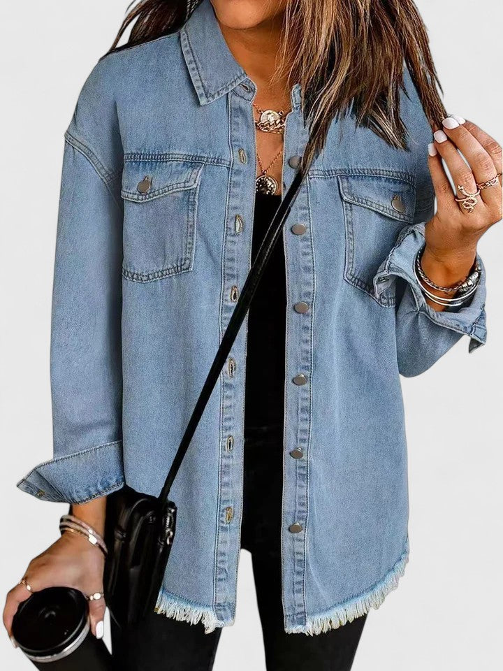Hailee - Sophisticated Denim Jacket