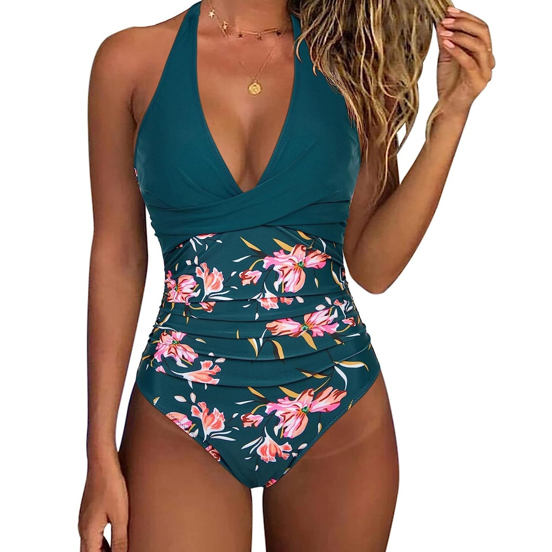 Rosalie - V-Neck Shaping Swimsuit