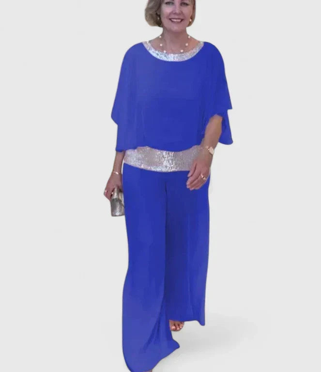 Trishane - Color Block Two-Piece Set