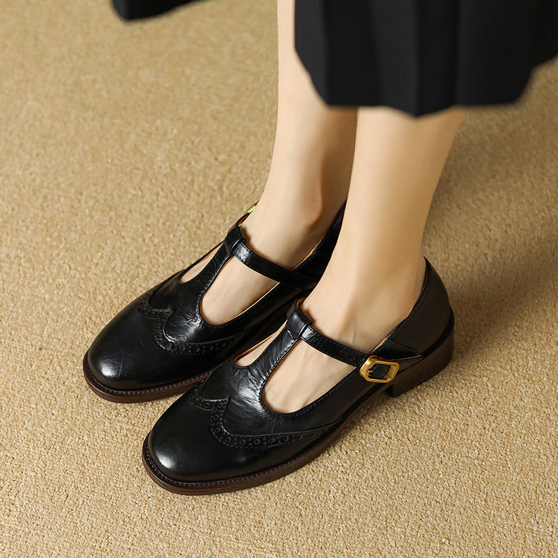 Manon - Orthopedic Cushioned T-Bar Mary Janes