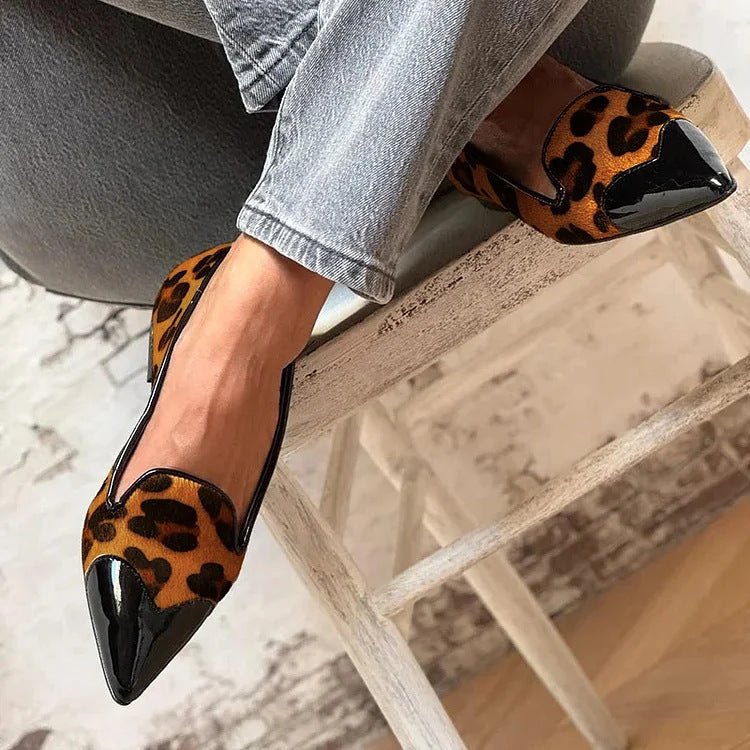 Avera - Leopard Charm Loafers