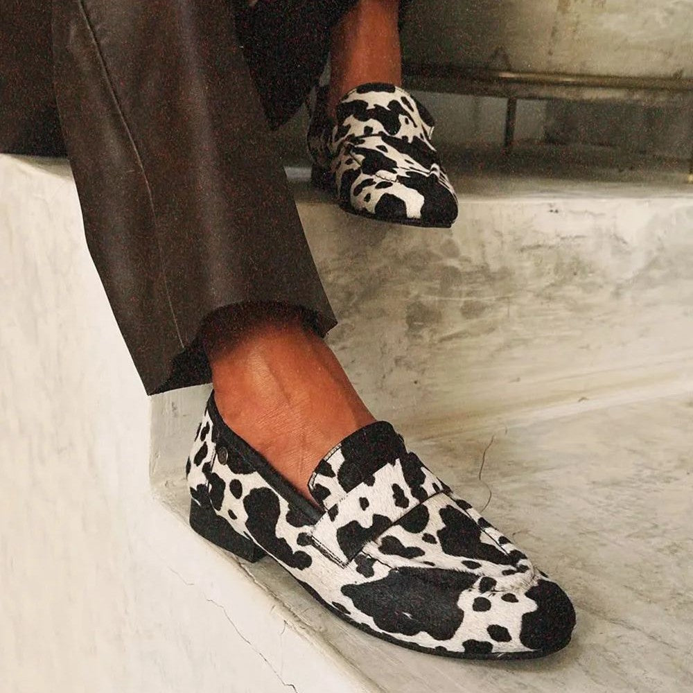 Darcy - Playful Monochrome Loafers