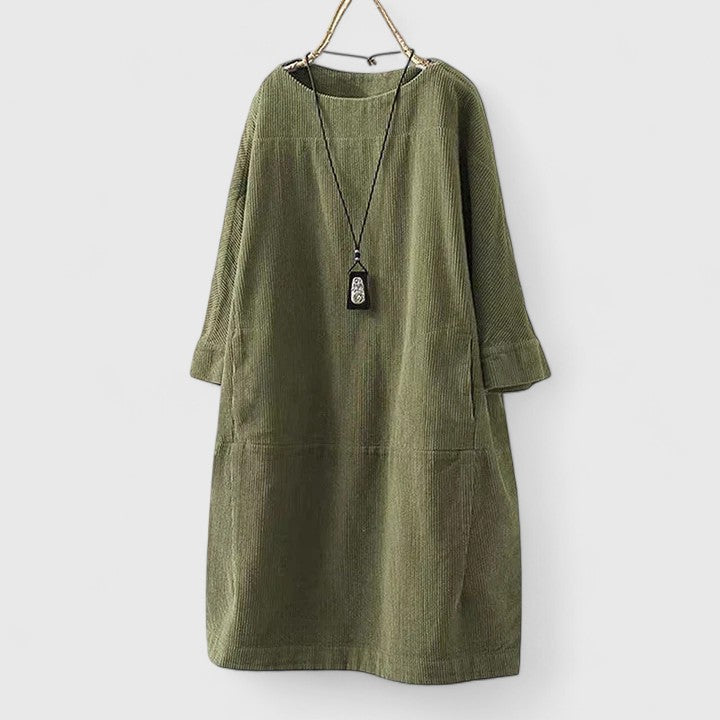 Lorra | Vintage-Charm Midi Dress