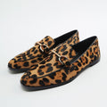 Adrianna - Bold Leopard Loafers