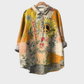 Coline elegant summer blouse with artistic pattern