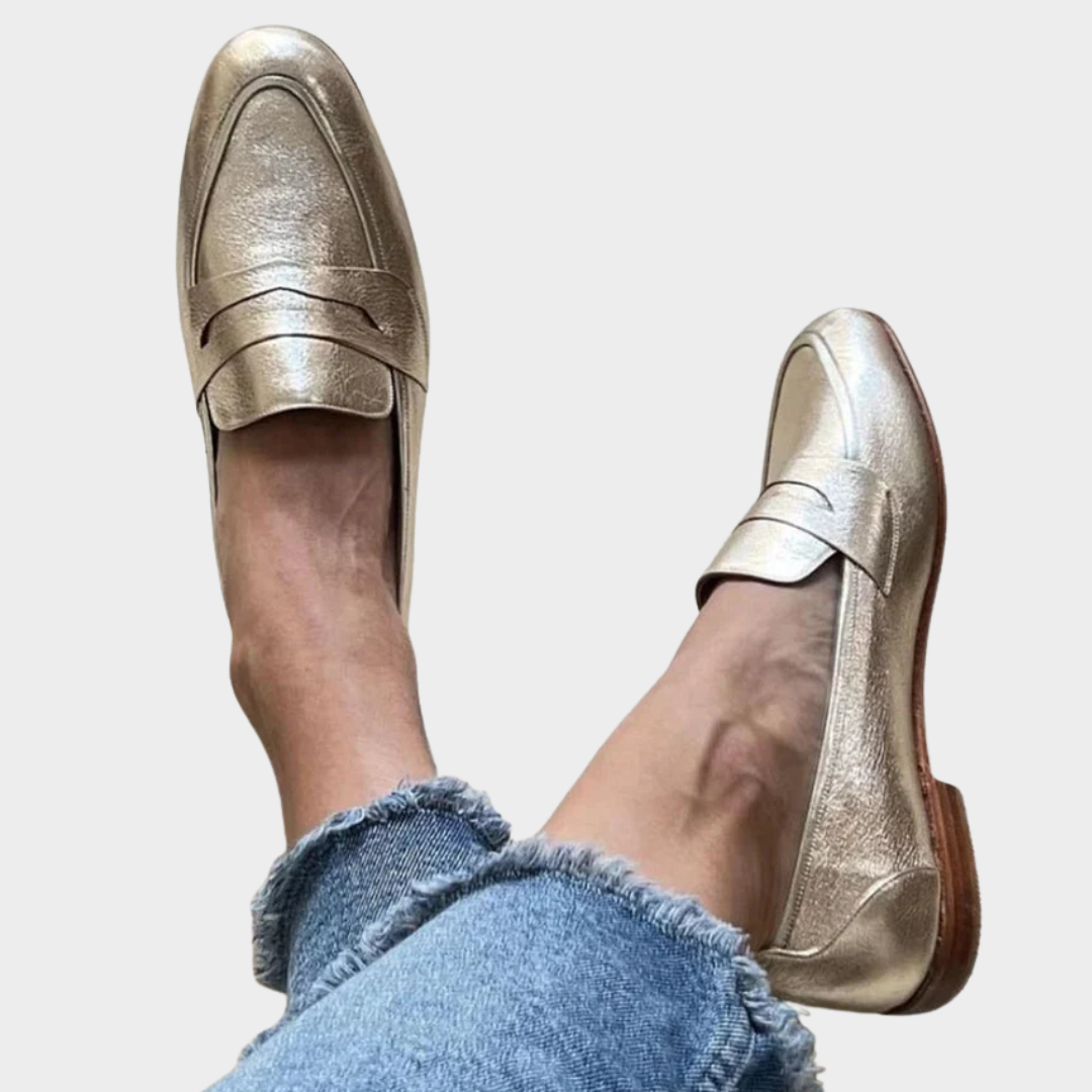 Callistia casual handcrafted leather loafers