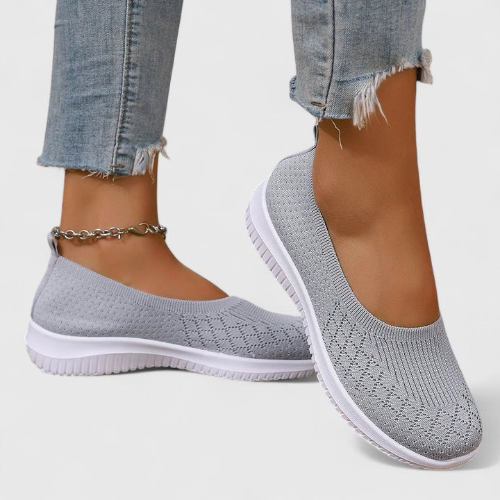 Camille - Elastic Slip-On Walking Shoes