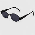 Makynna sophisticated hexagonal metal sunglasses
