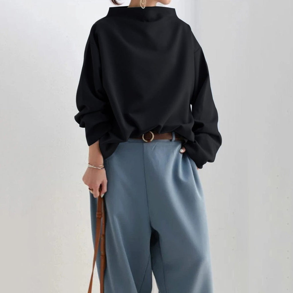 Christine - High Neck Casual Top