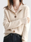 Gretchen - Easy-Care Classic Knit Cardigan