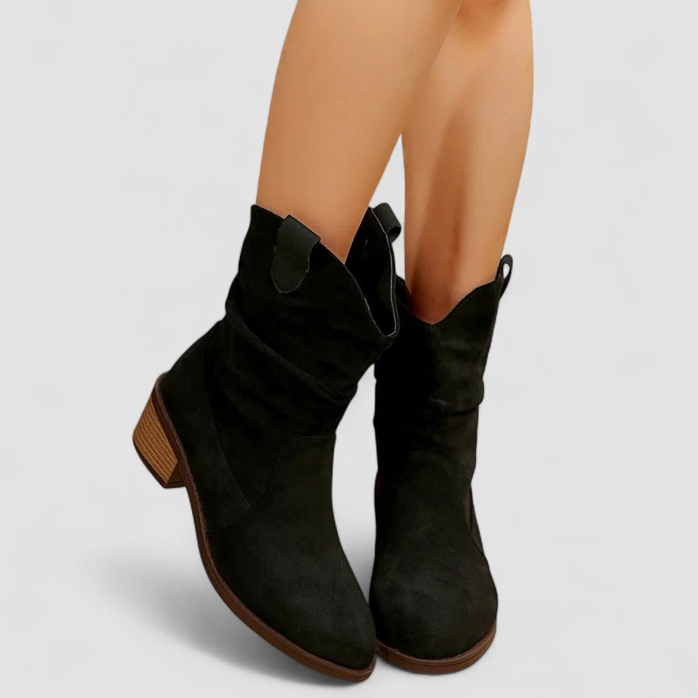 Nathalie - Leather & Suede Boots