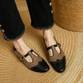 Valentine - Authentic Textured T-Bar Shoes