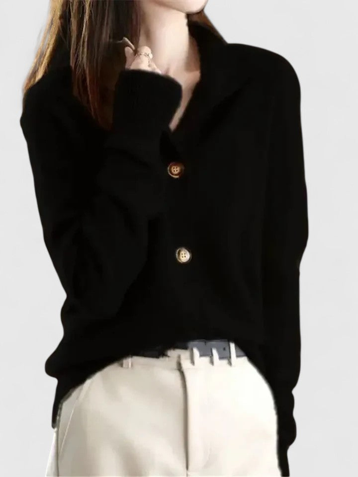 Gretchen - Easy-Care Classic Knit Cardigan