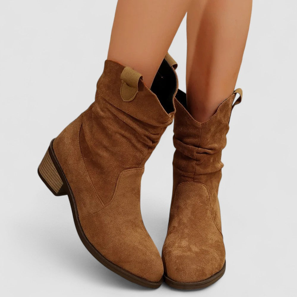 Nathalie - Leather & Suede Boots