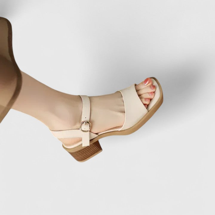 Calyssa square toe vintage style strappy sandals