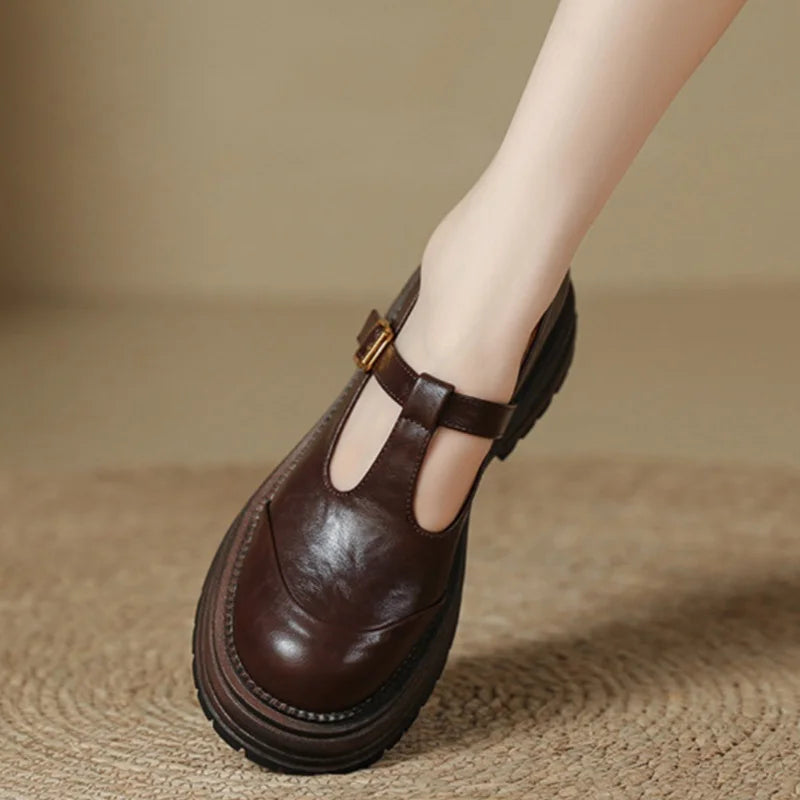 Chloé - Vintage Handcrafted T-Bar Shoes