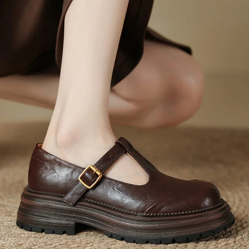 Chloé - Vintage Handcrafted T-Bar Shoes
