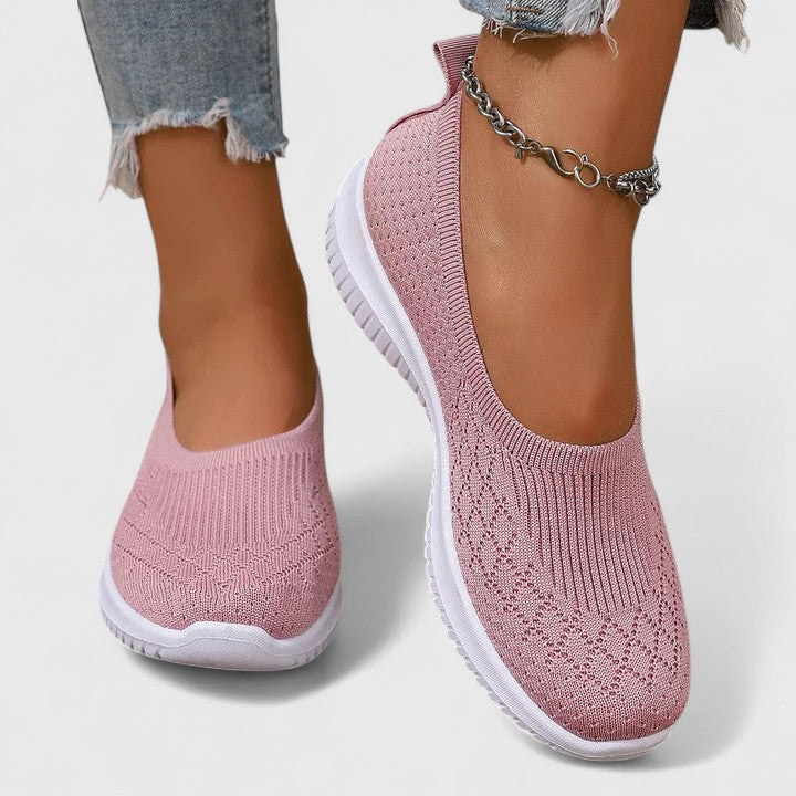 Camille - Elastic Slip-On Walking Shoes