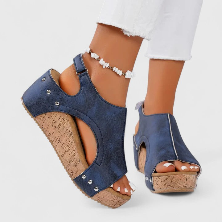Jolyna women arch support comfort sandals with soft contoured soles