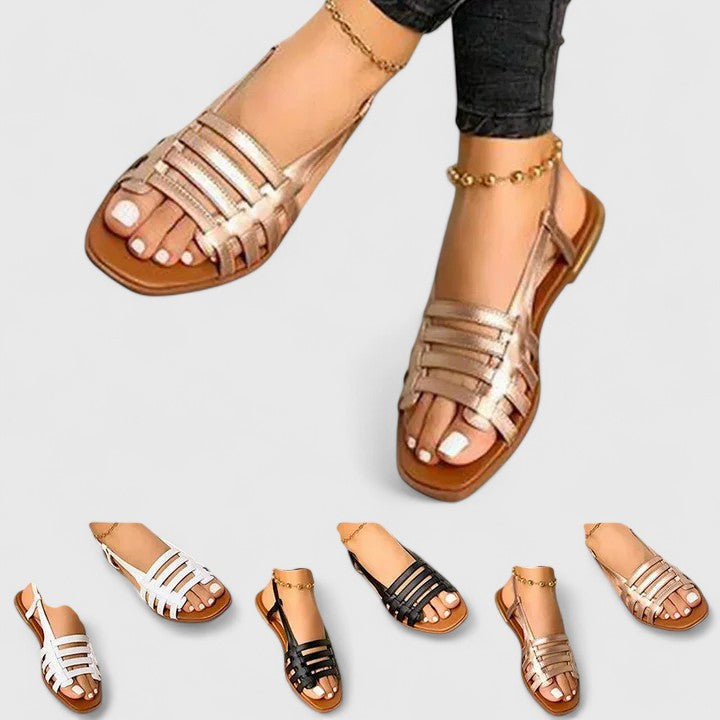 Loredana lightweight open toe comfortable backstrap sandals