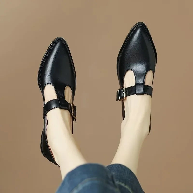 Camille - Pointed-Toe Cutout Stiletto Heels