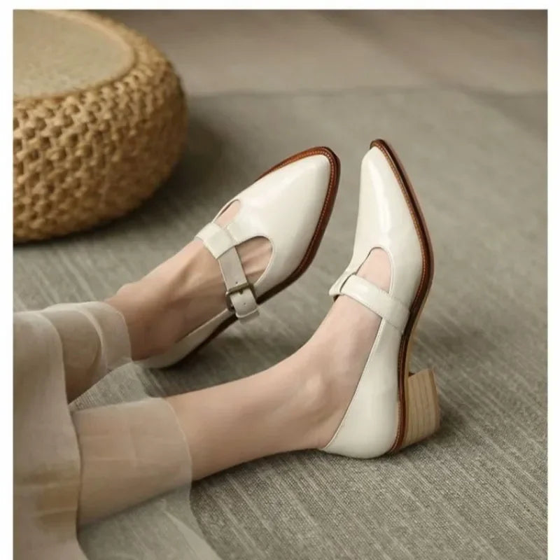 Camille - Pointed-Toe Cutout Stiletto Heels