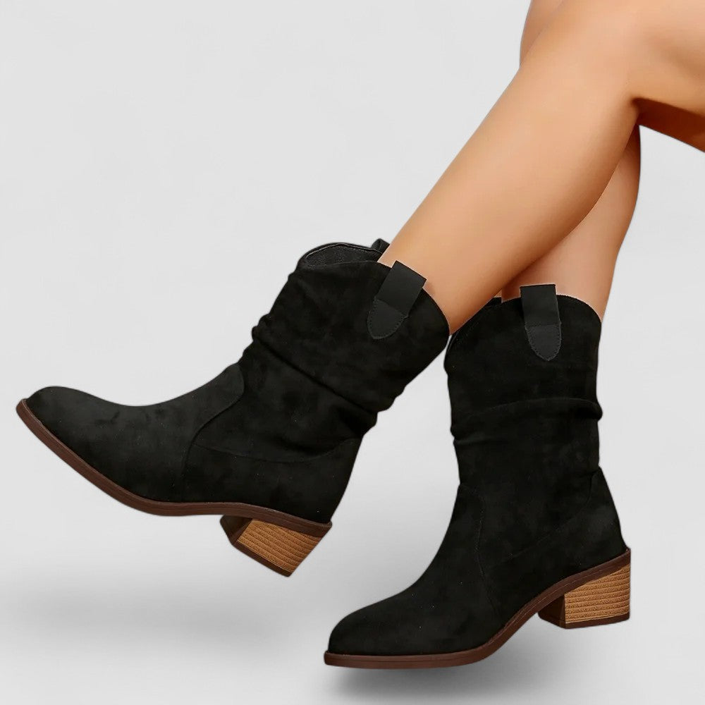 Nathalie - Leather & Suede Boots