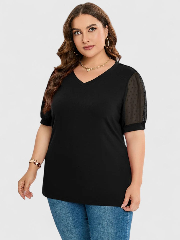 Claire - Comfortable V-Neck Top