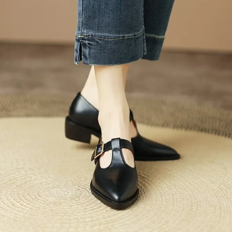 Camille - Pointed-Toe Cutout Stiletto Heels