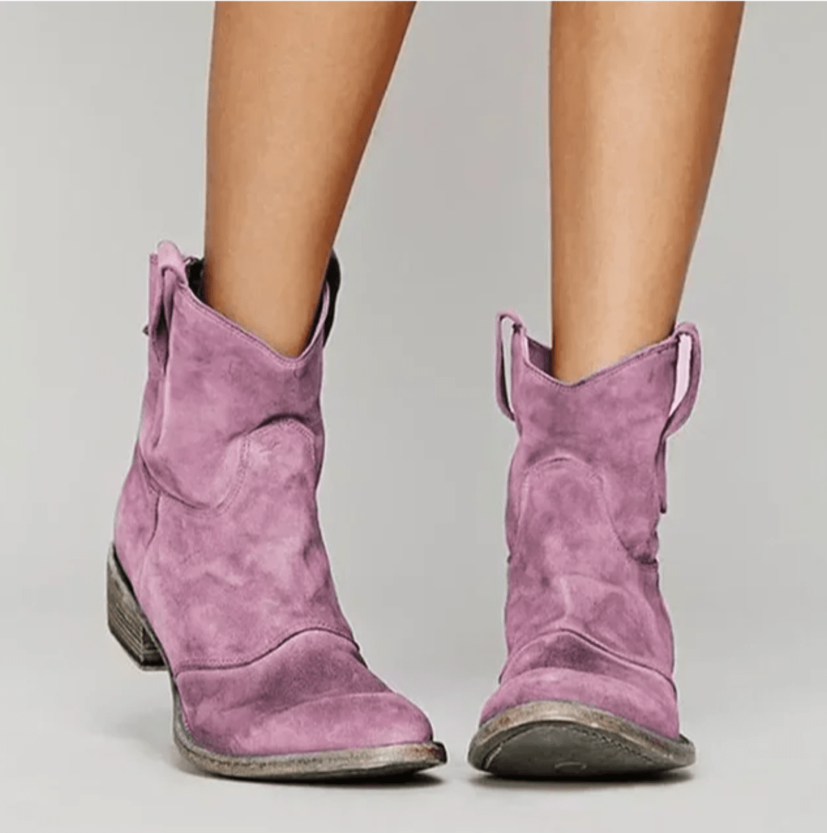 Camille - Suede Ankle Boots