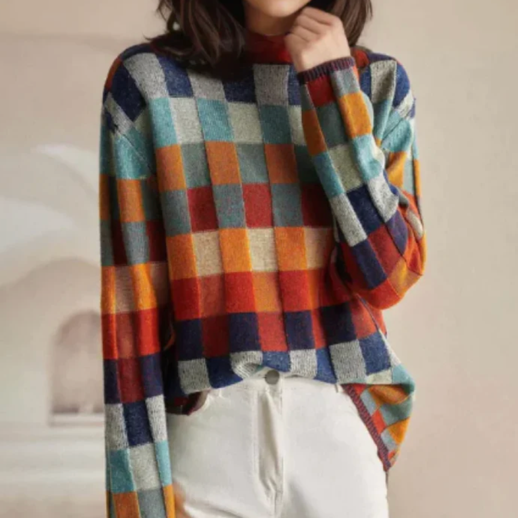 Francoise - Comfortable Retro Sweater