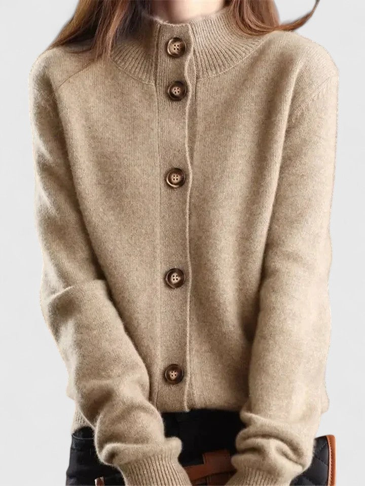 Gretchen - Easy-Care Classic Knit Cardigan