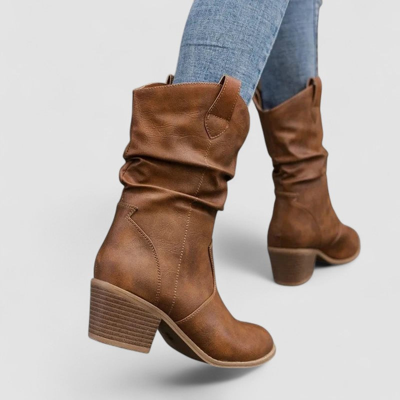 Claire - Leather Boots