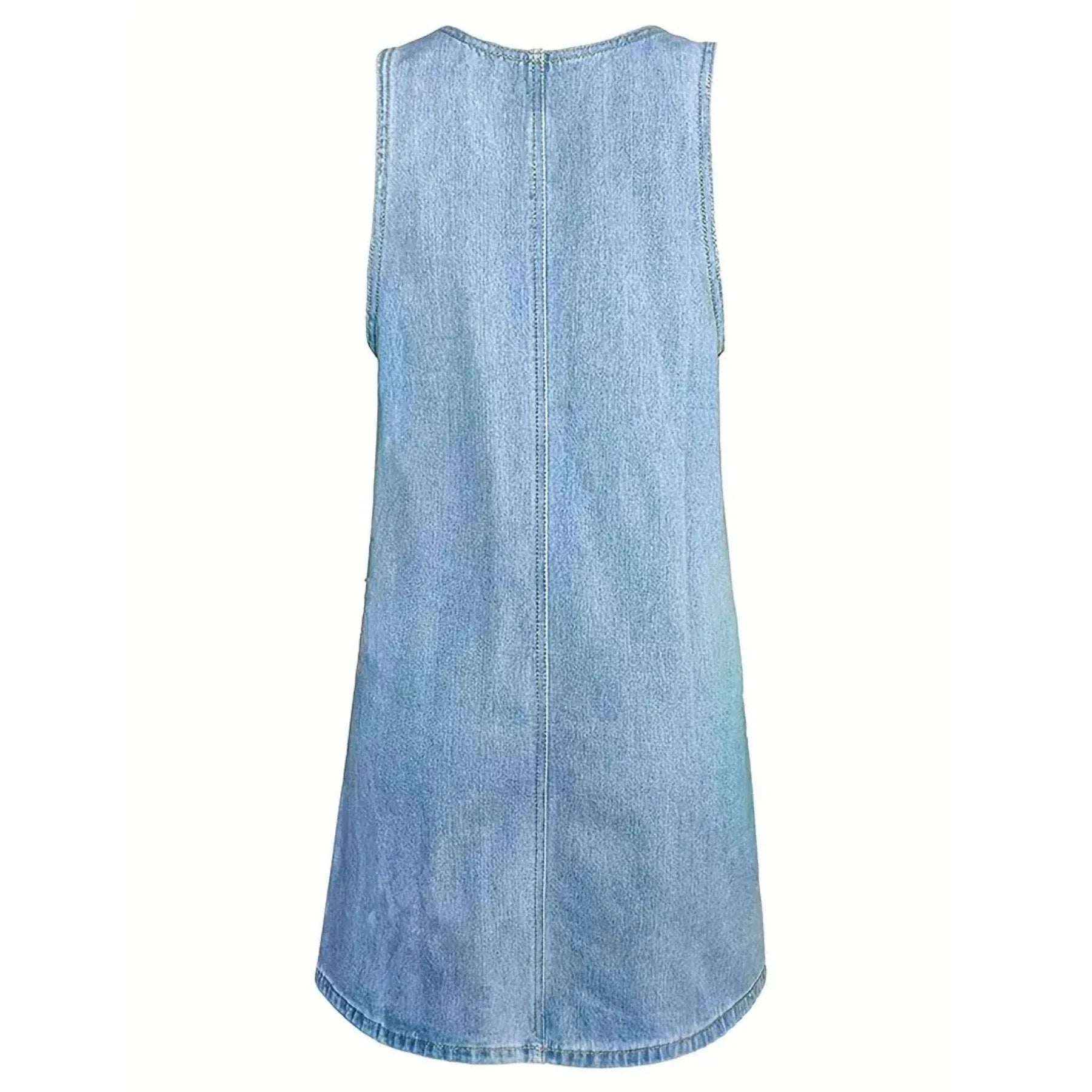 Lucile - Casual Denim-Look Dress