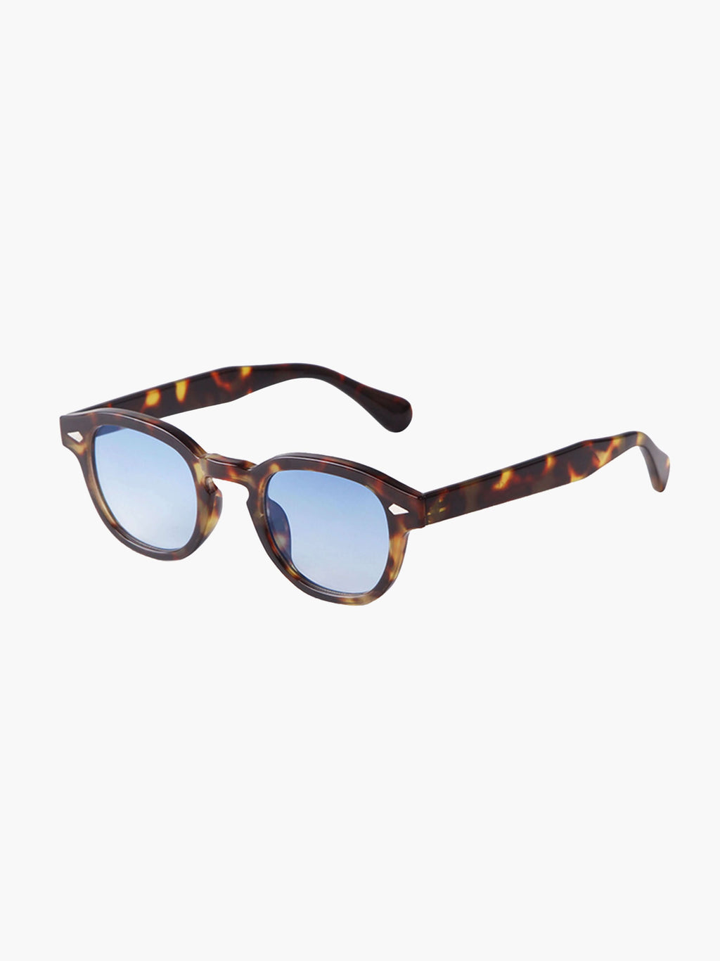 Emersyn sophisticated round shell-style sunglasses