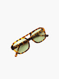 Jaslynn elegant vintage oval sunglasses for women