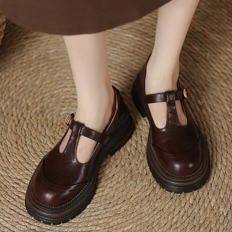 Chloé - Vintage Handcrafted T-Bar Shoes