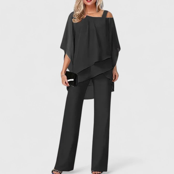 Serenite - Elegant Two-Piece Trouser Set
