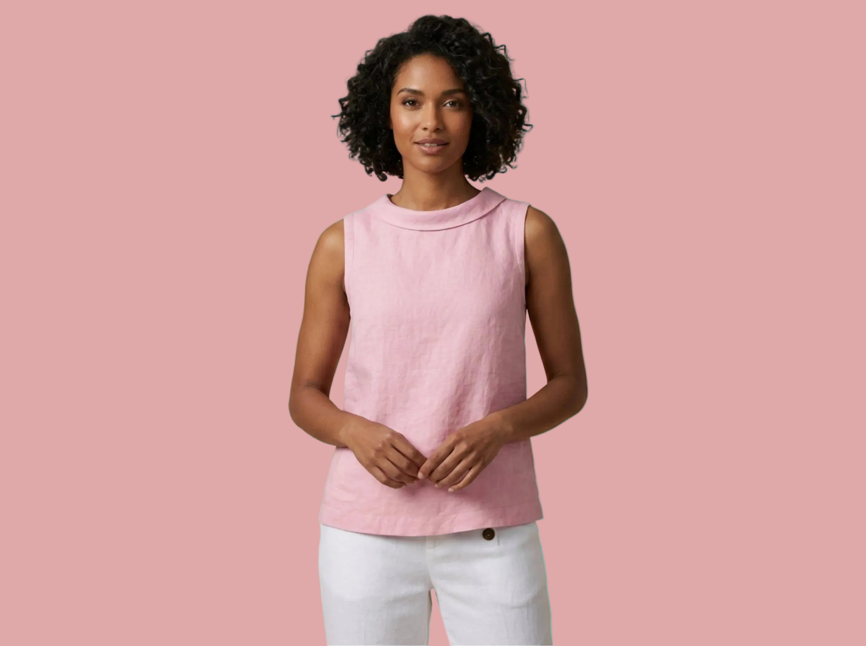 Blusa Gola Sem Mangas