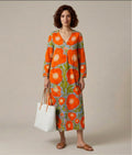 Vestido Midi estampado