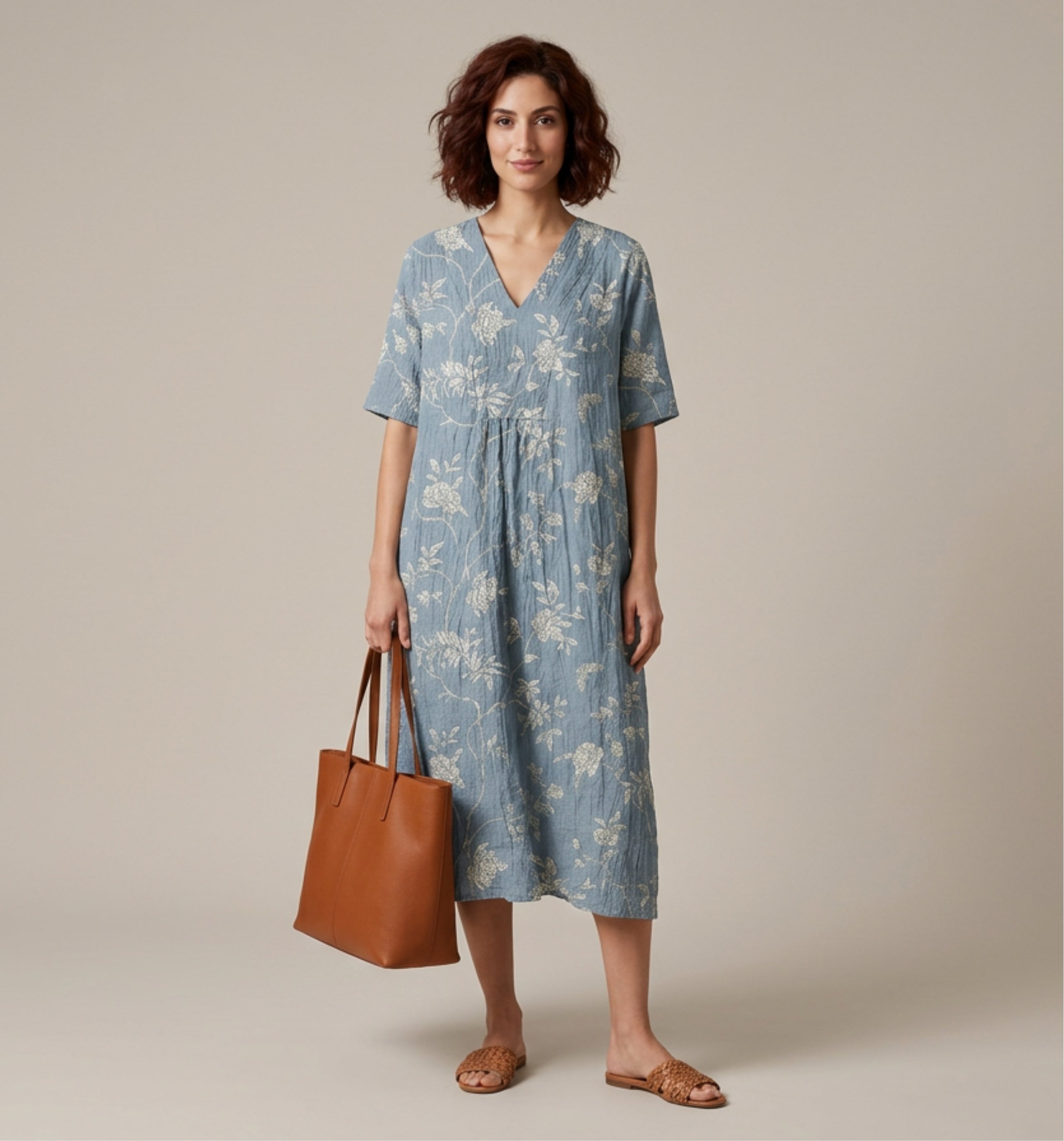 Vestido Midi Fluído