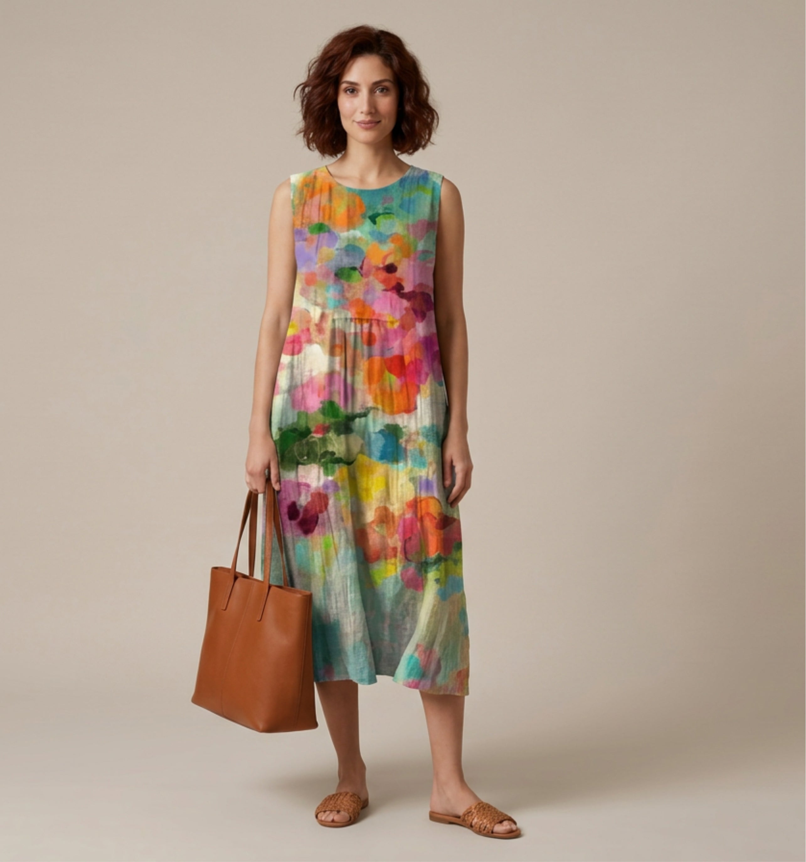 Vestido Midi Fluído