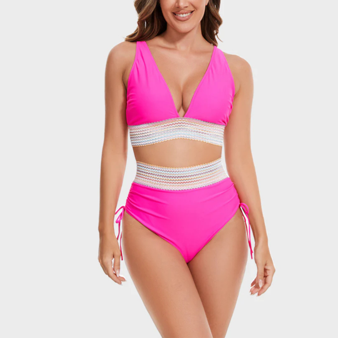 Enora - Elegant High-Rise Bikini Set
