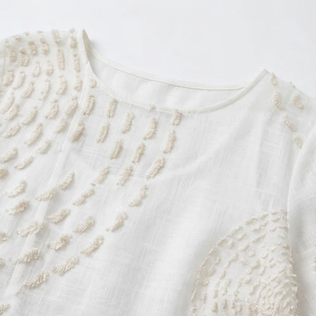 Anais - Casual Embroidered Dress